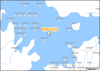 map of Orasusu