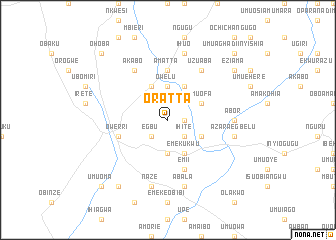 map of Oratta