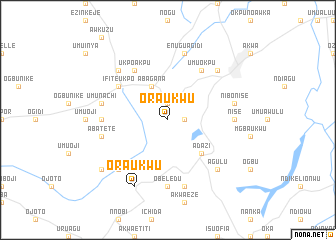 map of Oraukwu