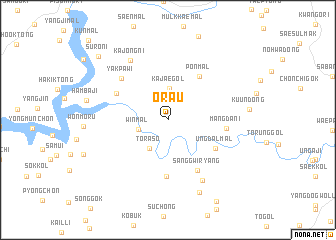 map of Orau