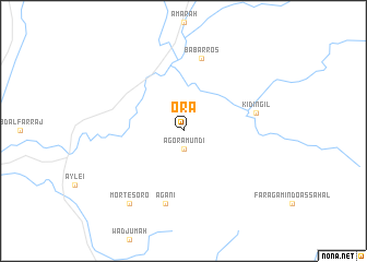 map of Ora