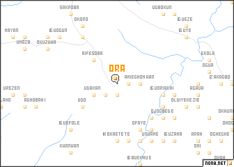 map of Ora