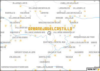 map of Orbaneja del Castillo