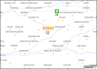 map of Orban