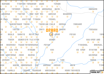 map of Orbao