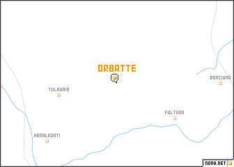 map of Orbatte
