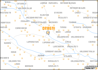 map of (( Orbeni ))