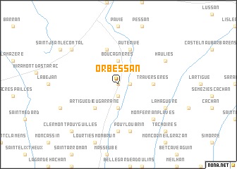 map of Orbessan