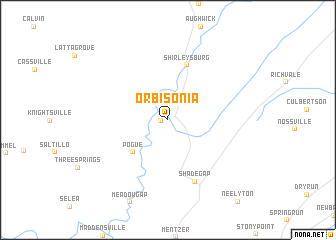 map of Orbisonia