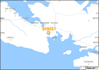 map of Orbost