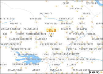 map of Orbó