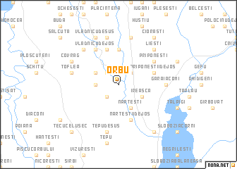 map of Orbu