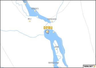 map of Orbu