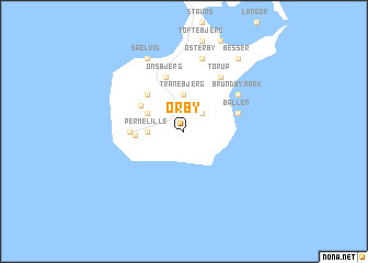 map of Ørby