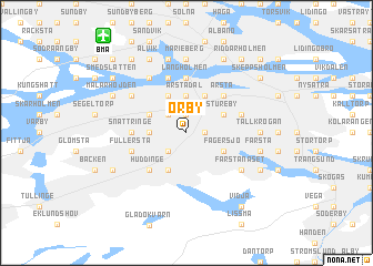 map of Örby