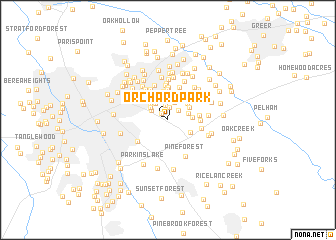 map of Orchard Park