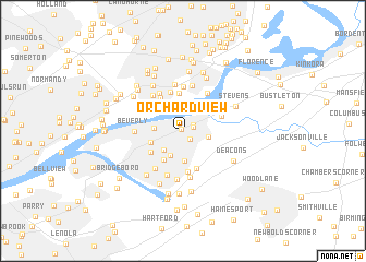 map of Orchard View