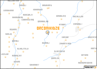 map of Orconikidze