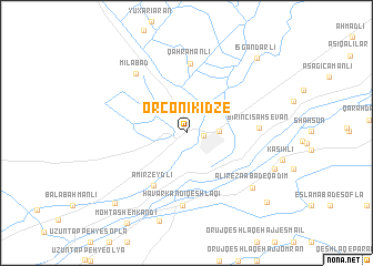 map of Orconikidze