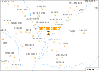 map of Orcopampa