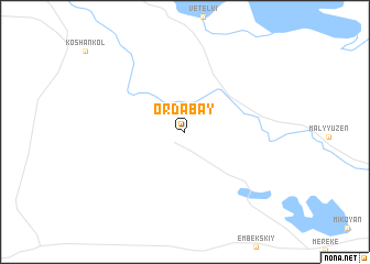 map of Ordabay