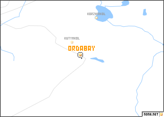 map of Ordabay