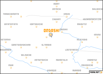 map of Ordashi