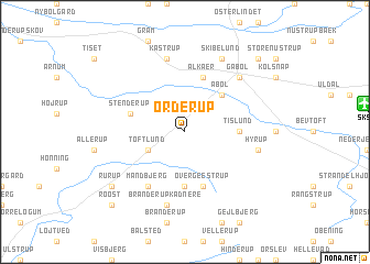 map of Ørderup