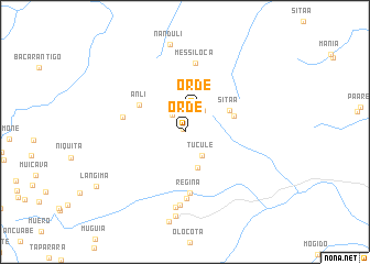 map of Orde