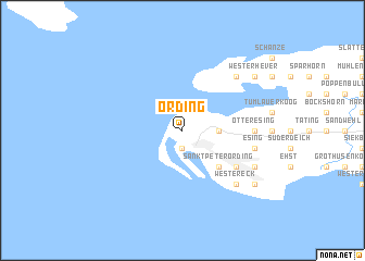 map of Ording