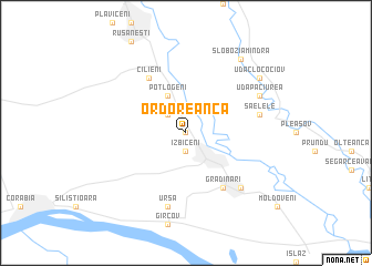 map of Ordoreanca