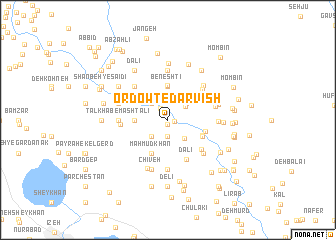 map of Ordowt-e Darvīsh