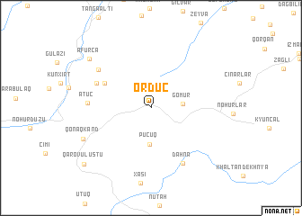 map of Ördüc