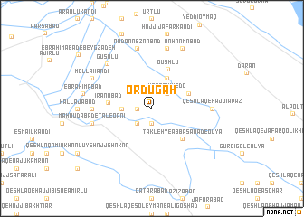 map of Ordūgāh