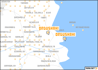 map of Ordūshāhī