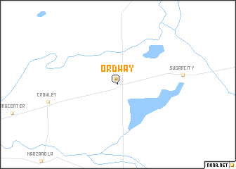 map of Ordway