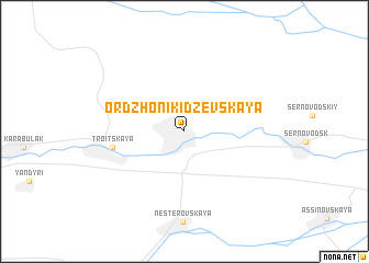 map of Ordzhonikidzevskaya