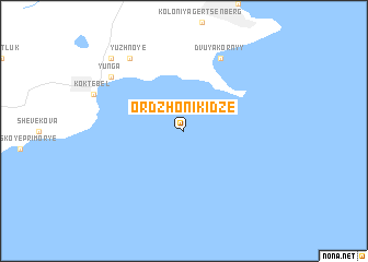 map of Ordzhonikidze