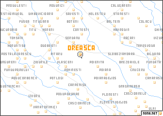 map of Oreasca