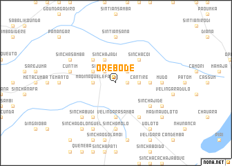 map of Orèbodé