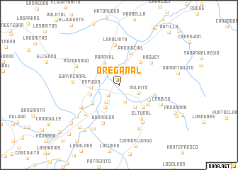 map of Oreganal