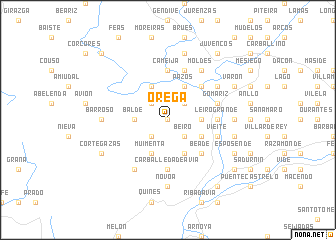 map of Orega