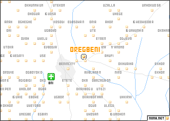 map of Oregbeni