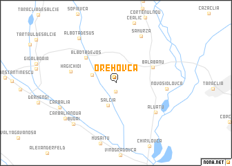 map of Orehovca