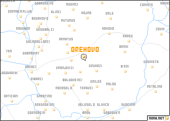 map of Orehovo