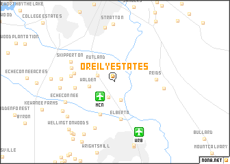 map of O\