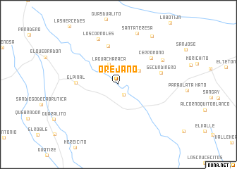 map of Orejano