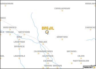 map of Orejil