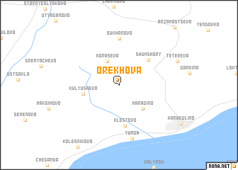 map of Orekhova
