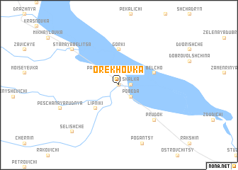 map of Orekhovka